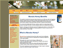 Tablet Screenshot of manukaonline.com